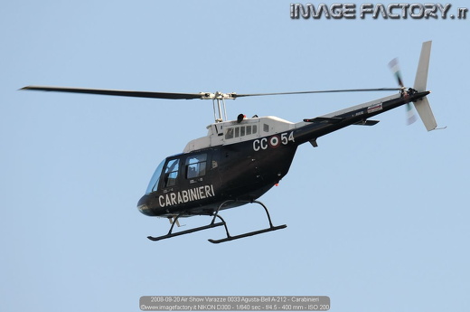 2008-09-20 Air Show Varazze 0033 Agusta-Bell A-212 - Carabinieri